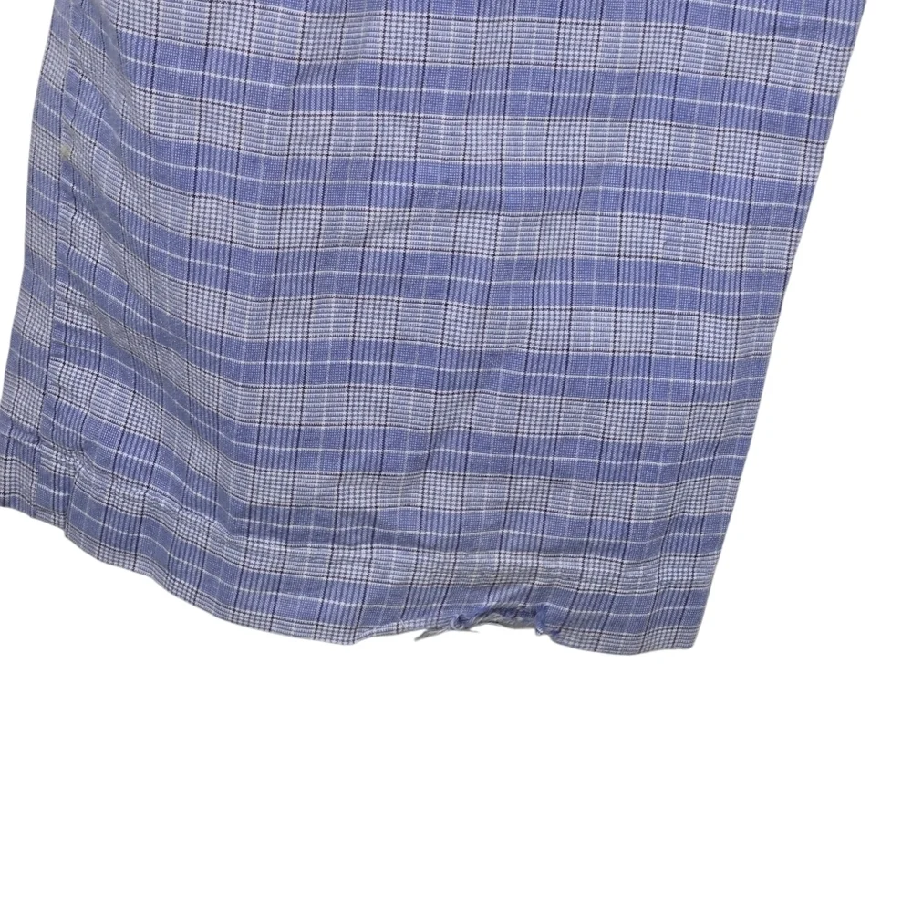 Polo Ralph Lauren Mens Blue Plaid Cotton Straight Leg Pajama Pants Medium